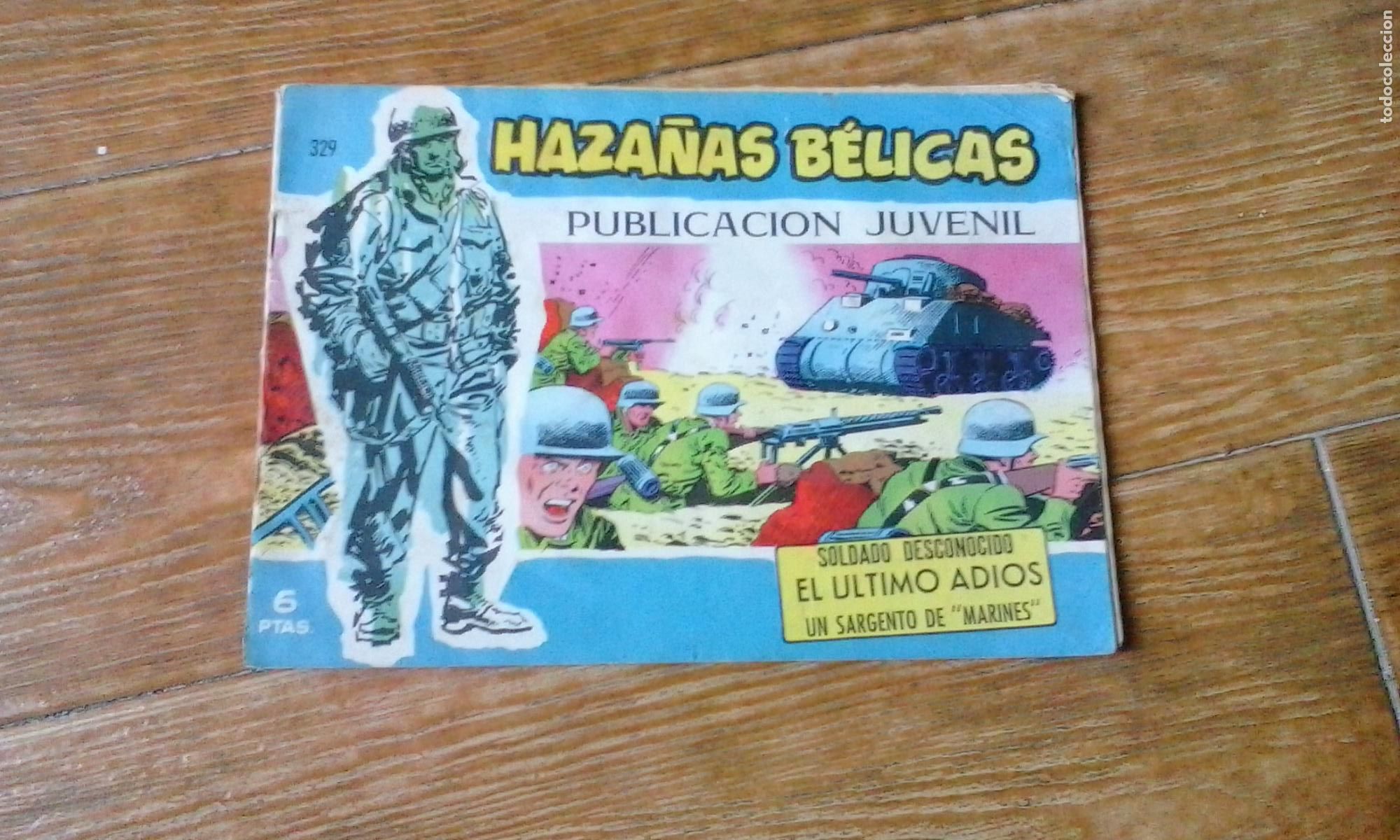 Tebeos: HAZA&Ntilde;AS BELICAS AZULES AZUL N&ordm; 329 EDITORIAL TORAY