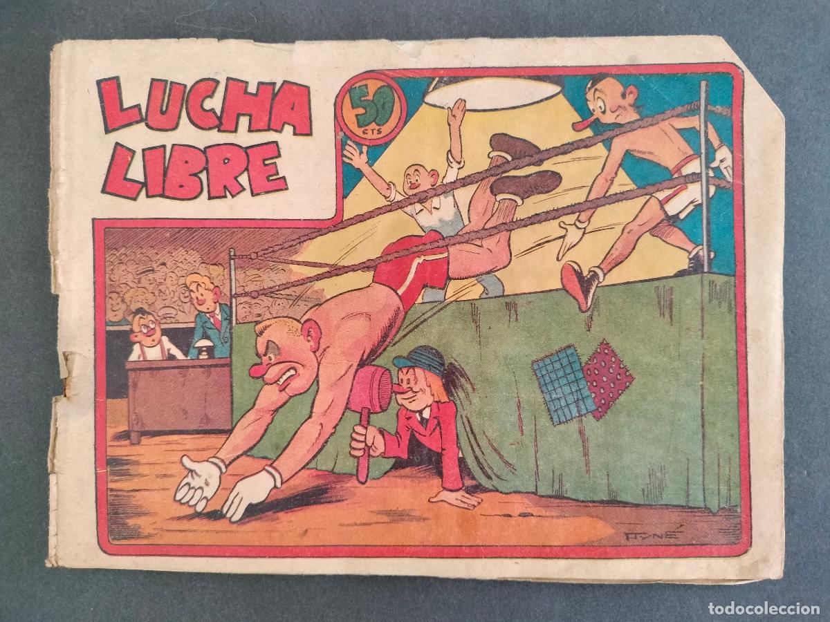 BDs: PATACHIN Y PELOTILLA - LUCHA LIBRE - EDITORIAL TORAY A&Ntilde;O 1945 MUY DIFICIL!!!