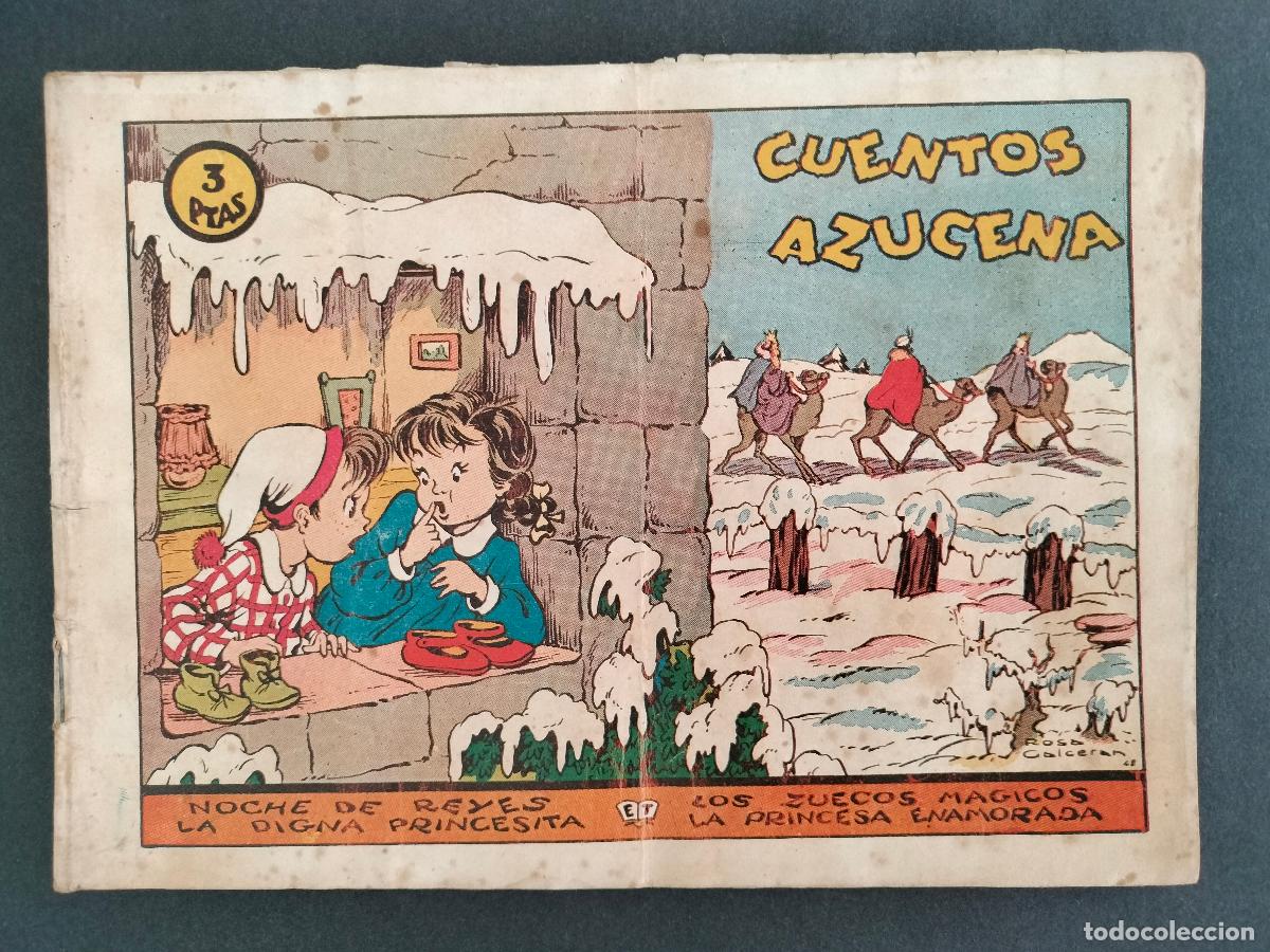 BDs: CUENTOS AZUCENA N&ordm; 1 - NOCHE DE REYES + LOS ZUECOS MAGICOS ORIGINAL TORAY 1948 MUY DIFICIL!!!