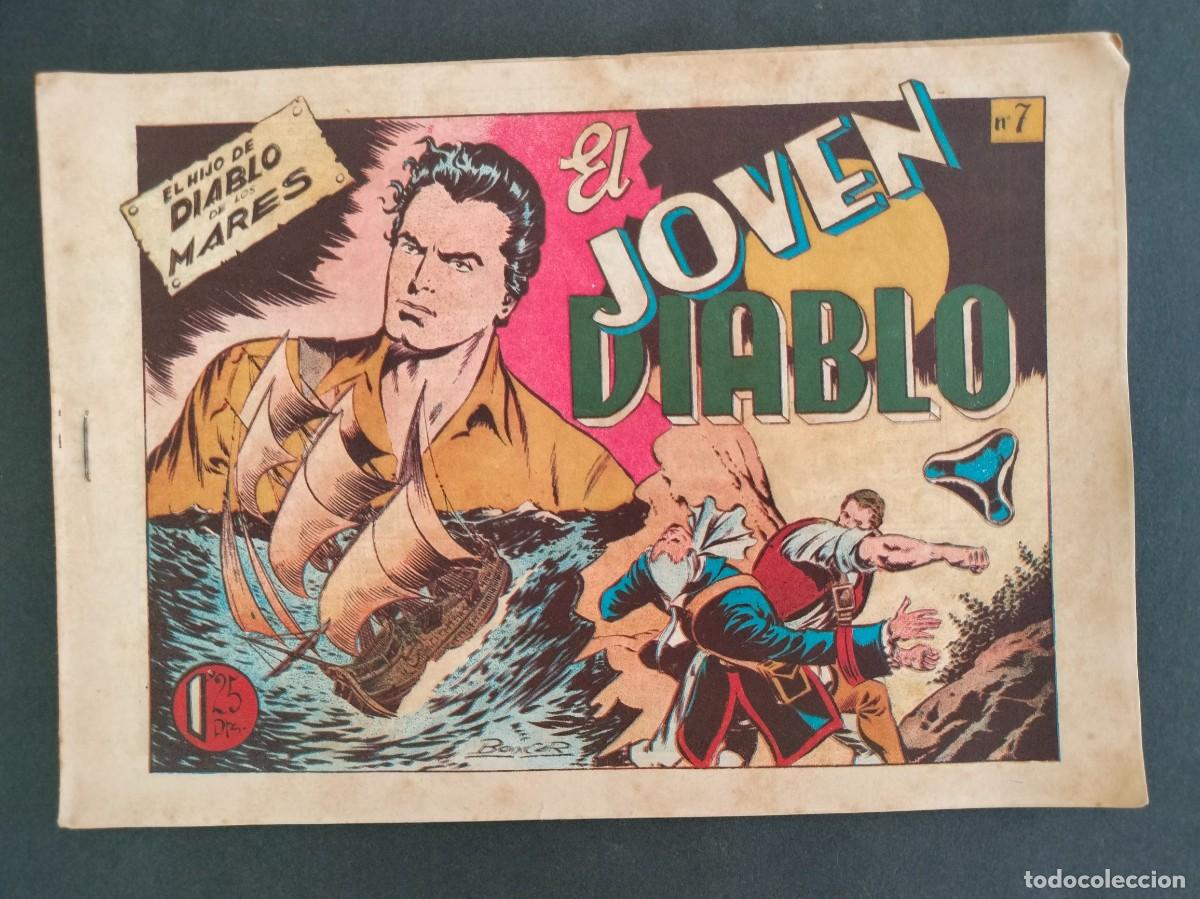 Tebeos: EL HIJO DE DIABLO DE LOS MARES N&ordm; 7 ORIGINAL DE EPOCA TORAY 1949 BUEN ESTADO!!