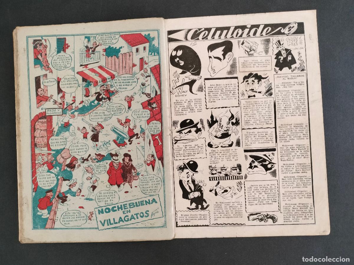 Tebeos: ALMANAQUE DE CHISPA 1949 ORIGINAL DE EPOCA TORAY MUY DIFICIL!!! - Foto 4