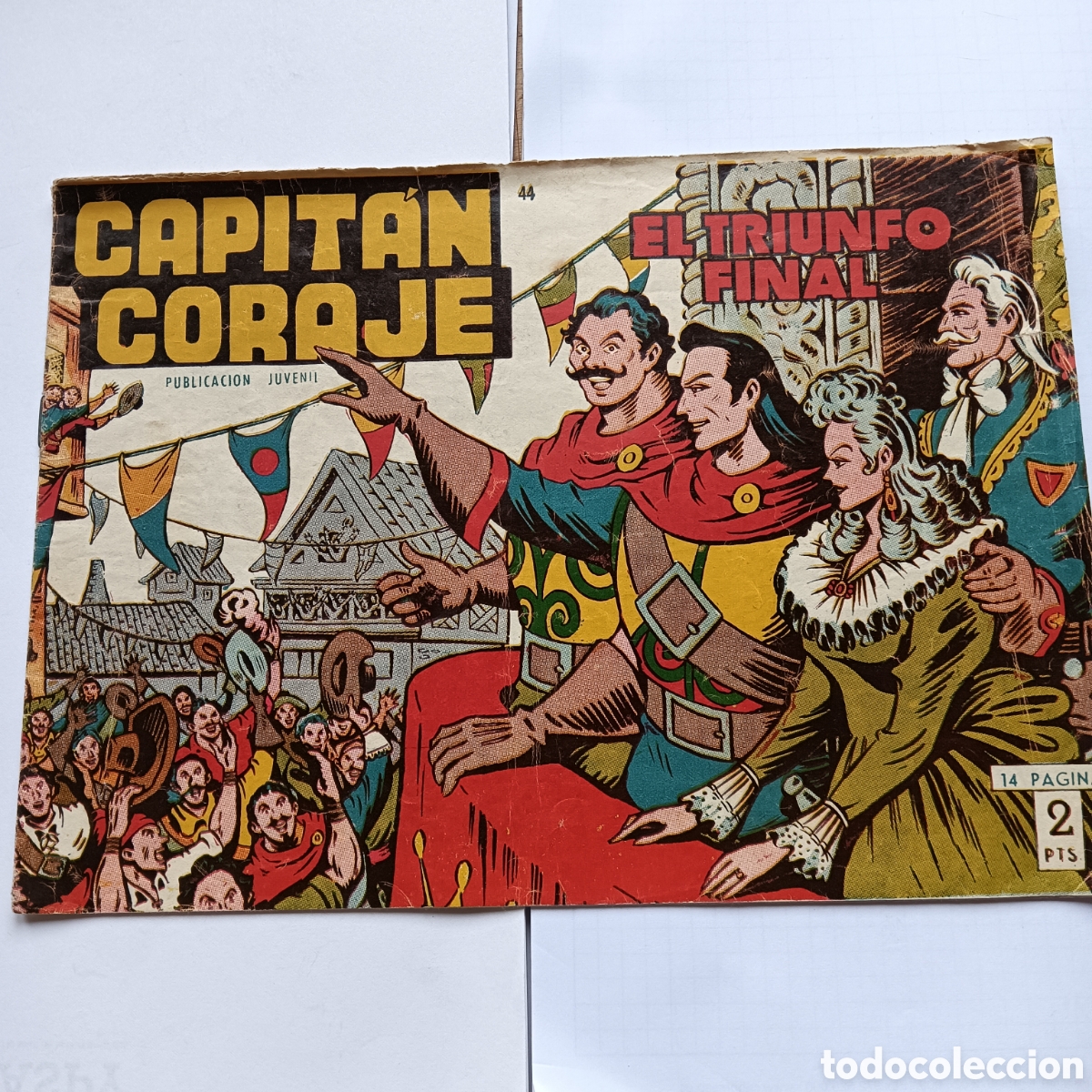 Tebeos: CAPIT&Aacute;N CORAJE N&Uacute;M 44 &Uacute;LTIMO ORIGINAL EDI.TORAY