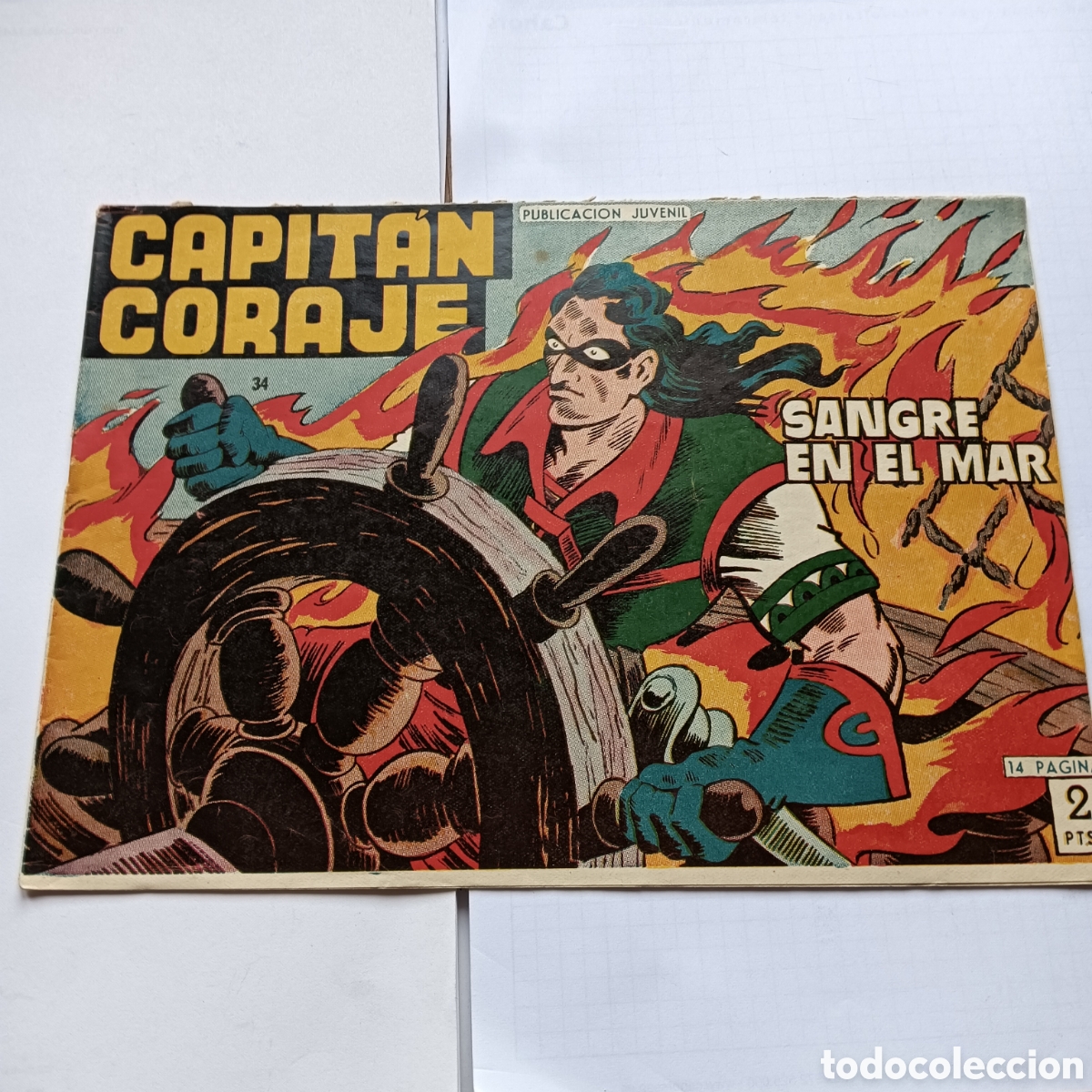 Tebeos: CAPIT&Aacute;N CORAJE N&Uacute;M 34 ORIGINAL EDI.TORAY