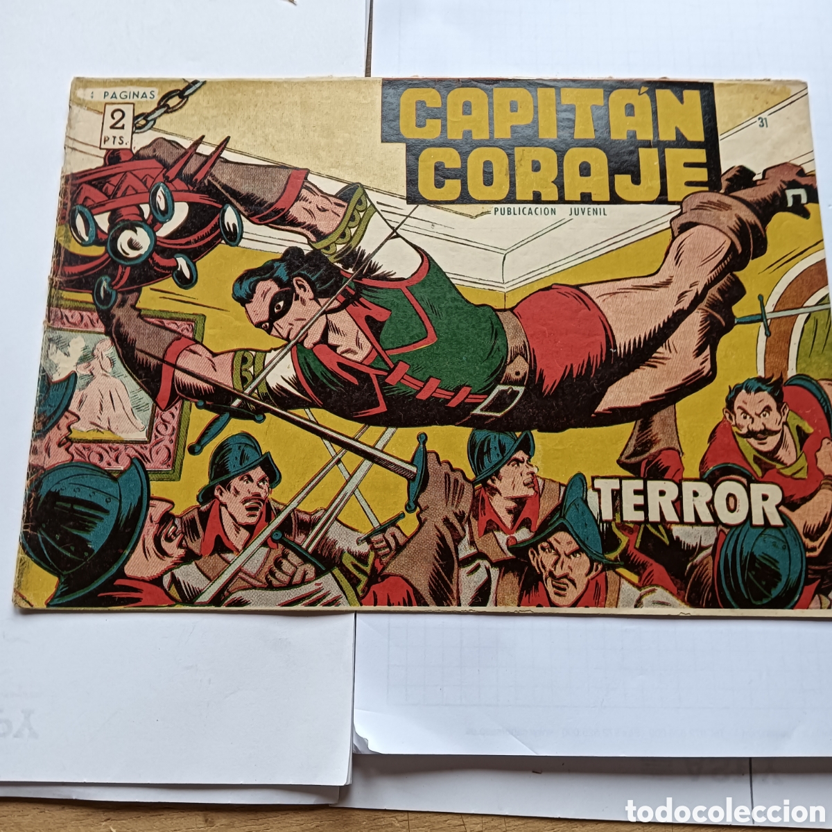 Tebeos: CAPIT&Aacute;N CORAJE N&Uacute;M 31 ORIGINAL EDI.TORAY