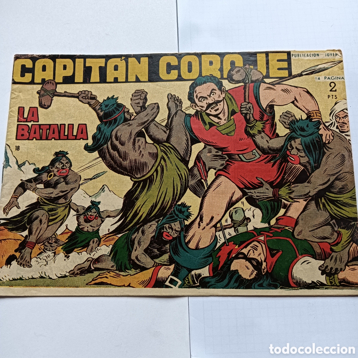 Tebeos: CAPIT&Aacute;N CORAJE N&Uacute;M 18 ORIGINAL EDI.TORAY