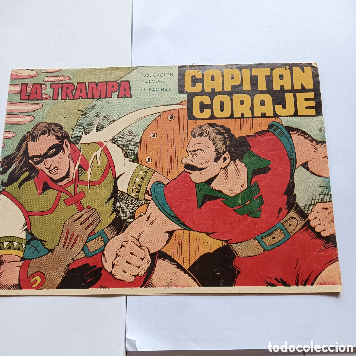 Tebeos: CAPIT&Aacute;N CORAJE N&Uacute;M 15 ORIGINAL EDI.TORAY