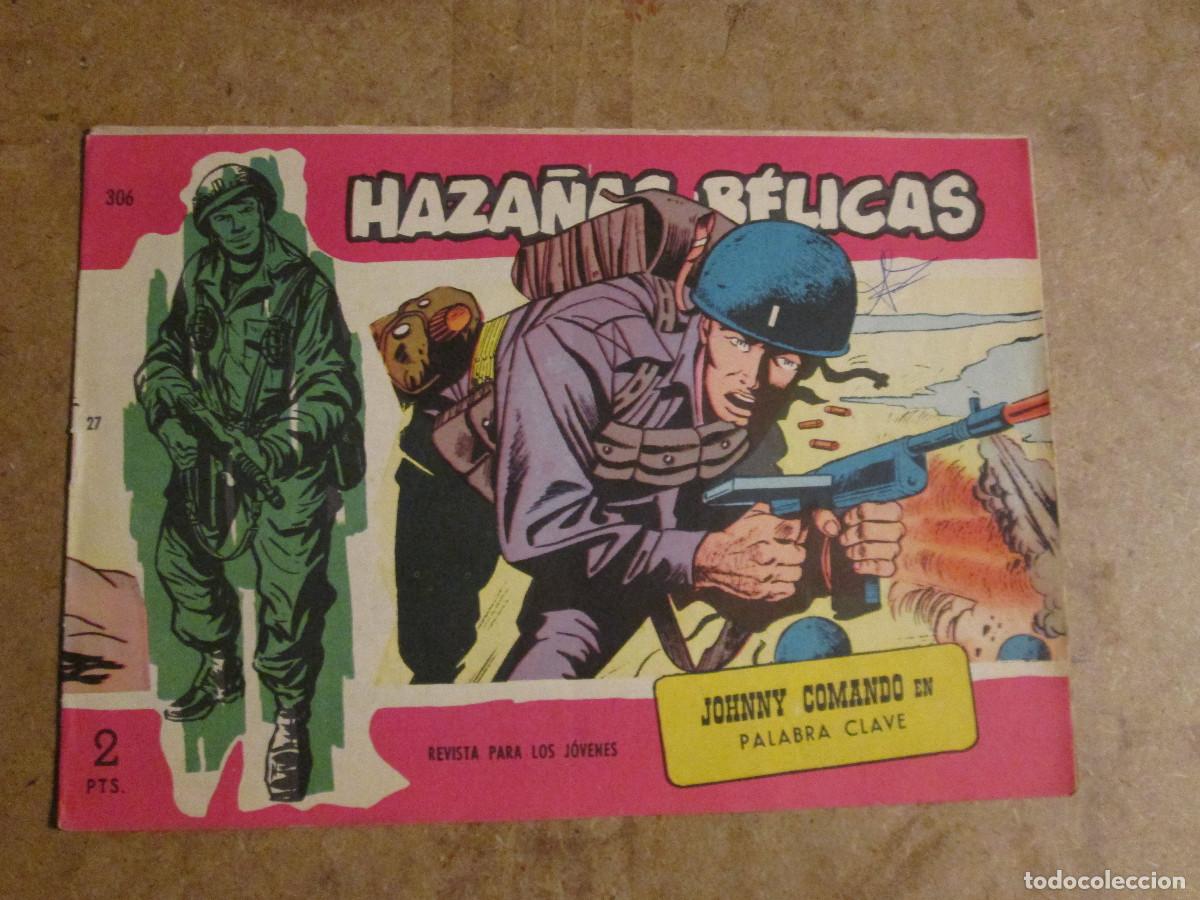 Tebeos: Haza&ntilde;as B&eacute;licas n&uacute;mero 306 de 321, original ediciones toray 1950