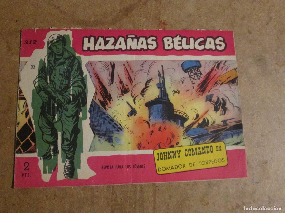 Tebeos: Haza&ntilde;as B&eacute;licas n&uacute;mero 312 de 321, original ediciones toray 1950