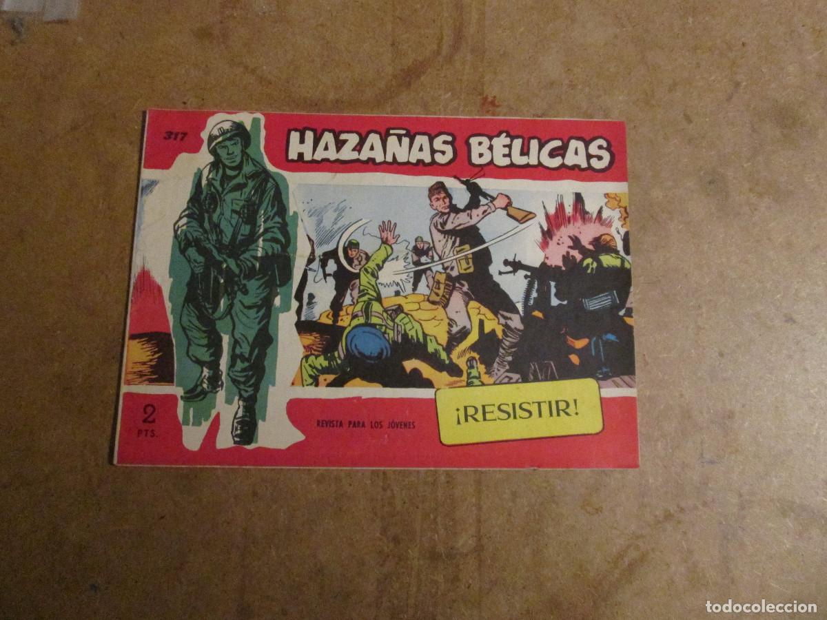 Tebeos: Haza&ntilde;as B&eacute;licas n&uacute;mero 317 de 321, original ediciones toray 1950