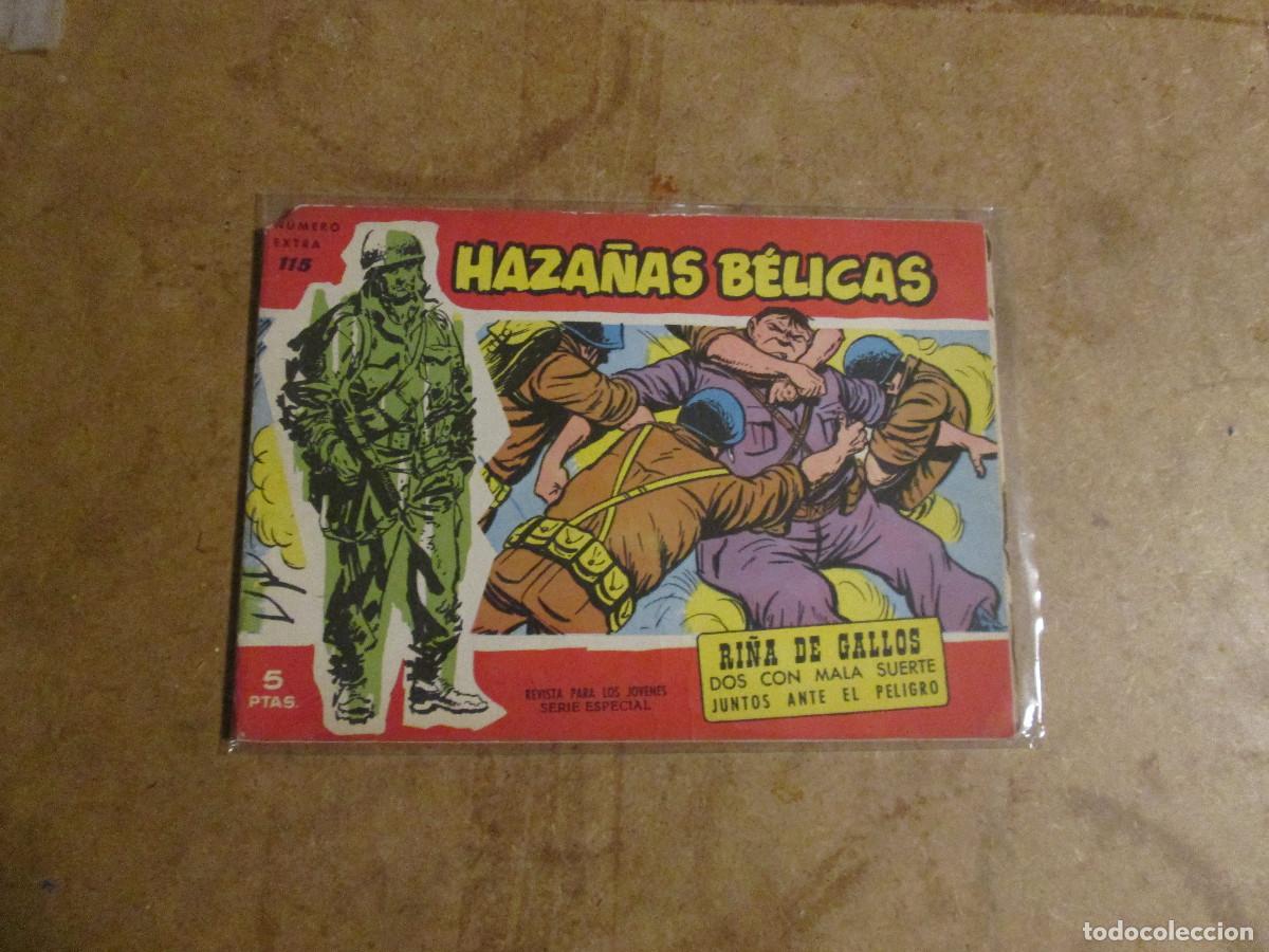 Tebeos: Haza&ntilde;as B&eacute;licas Extra Rojo n&uacute;mero 115 de 328, original ediciones toray 1958
