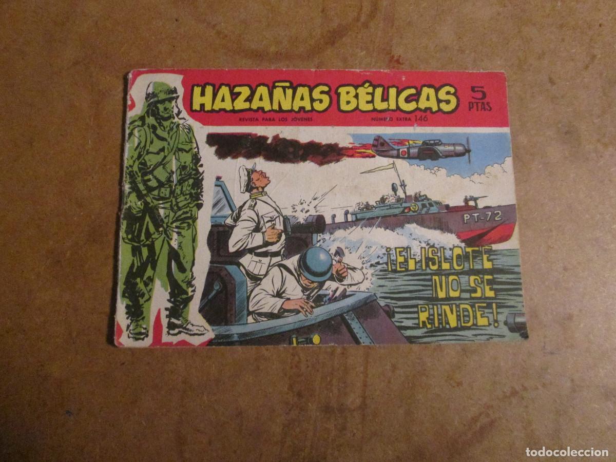 Tebeos: Haza&ntilde;as B&eacute;licas Extra Rojo n&uacute;mero 146 de 328, original ediciones toray 1958