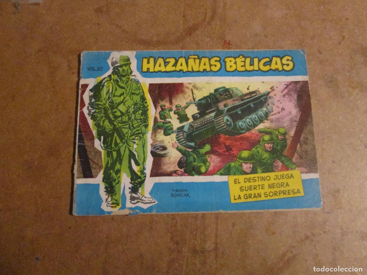 Tebeos: Haza&ntilde;as B&eacute;licas Extra Azul n&uacute;mero 20 de 370, original ediciones toray 1957