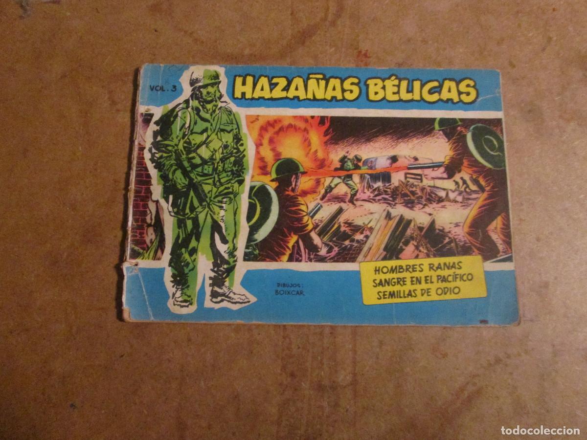 Tebeos: Haza&ntilde;as B&eacute;licas Extra Azul n&uacute;mero 3 de 370, original ediciones toray 1957