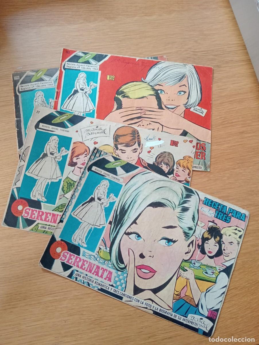 Tebeos: LOTE COLECCI&Oacute;N SERENATA. 4 EJEMPLARES (DE 313). GRAPA. EDICIONES TORAY. 1960 &ndash; 65.