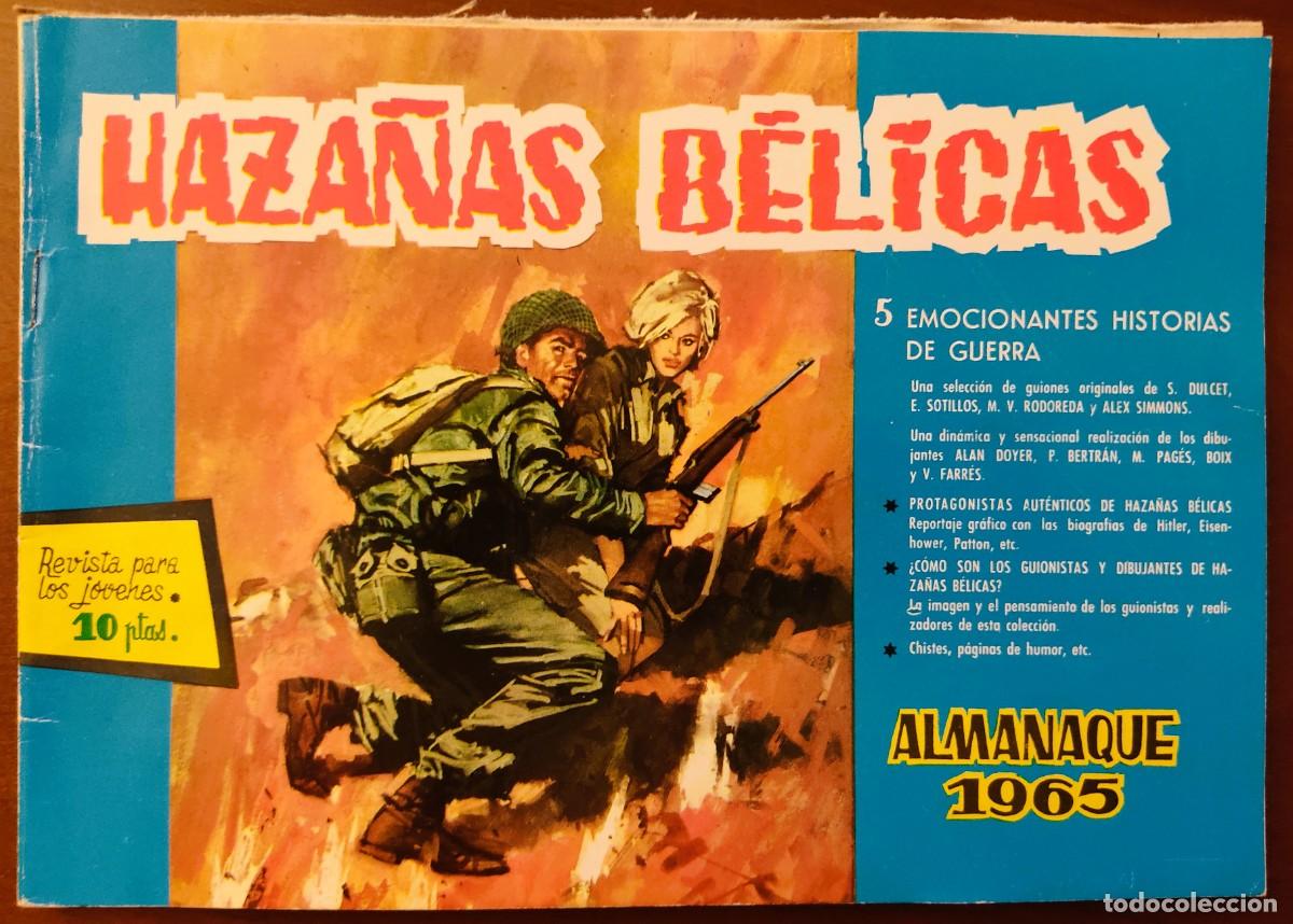 Tebeos: HAZA&Ntilde;AS B&Eacute;LICAS ALMANAQUE 1965 - EDICIONES TORAY