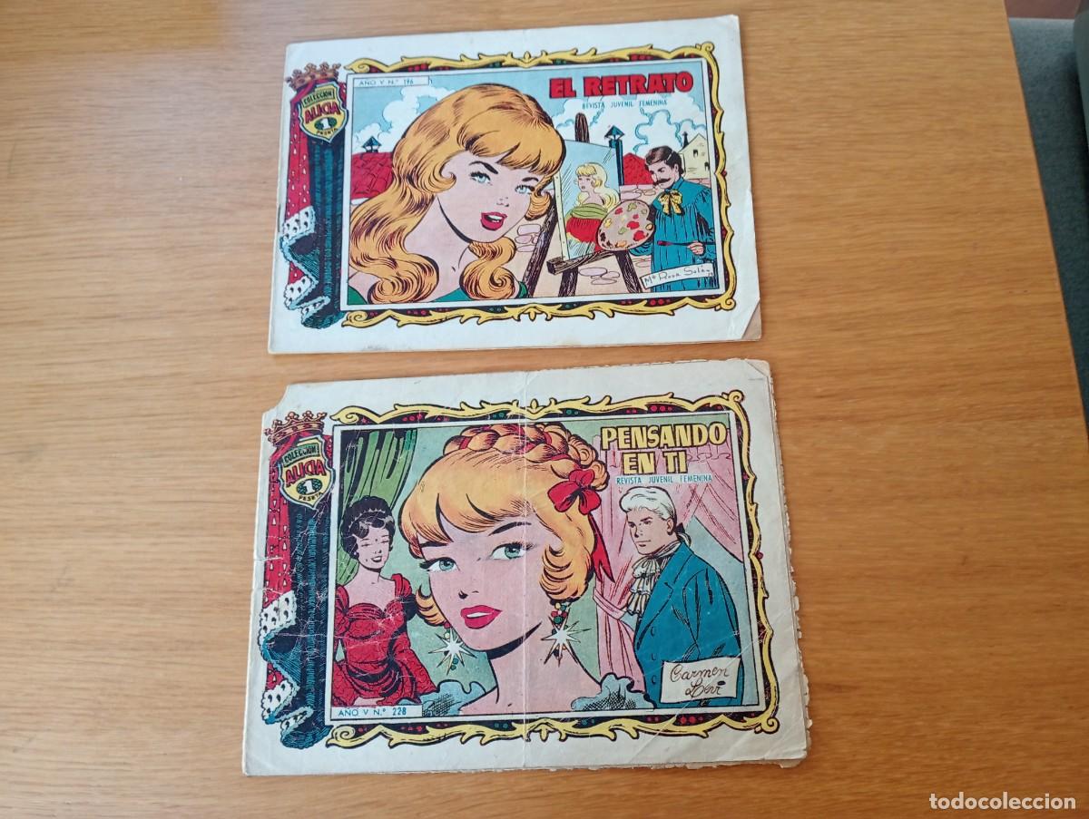 Tebeos: LOTE CON 2 EJEMPLARES DE LA COLECCI&Oacute;N ALICIA (DE 348). GRAPA. EDICIONES TORAY. 1959.