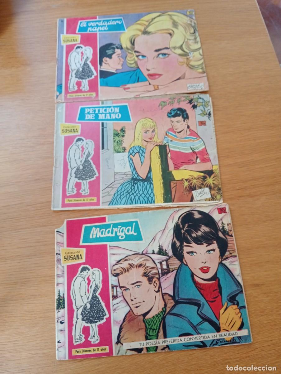 Tebeos: LOTE CON 3 EJEMPLARES DE LA COLECCI&Oacute;N SUSANA (DE 170). GRAPA. EDICIONES TORAY. 1959 &ndash; 60.