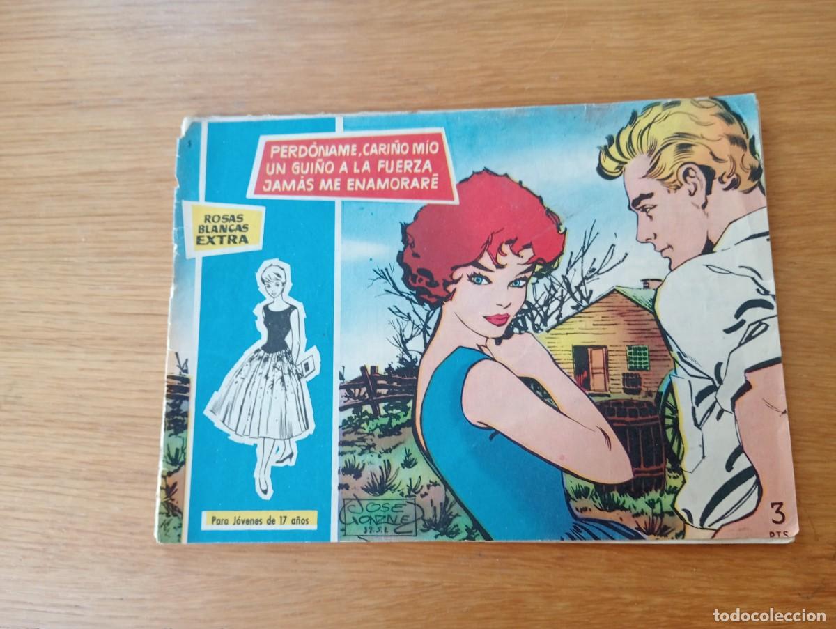 Tebeos: COLECCI&Oacute;N ROSAS BLANCAS. EXTRA N.&ordm; 5 (DE 24). TRES EPISODIOS. GRAPA. TORAY. 1960.