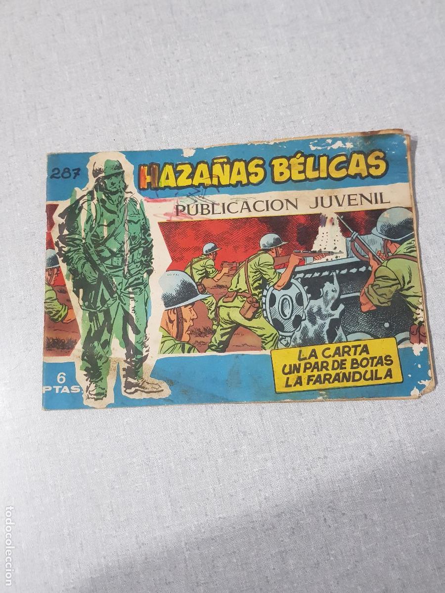 Tebeos: HAZA&Ntilde;AS BELICAS N&ordm;287