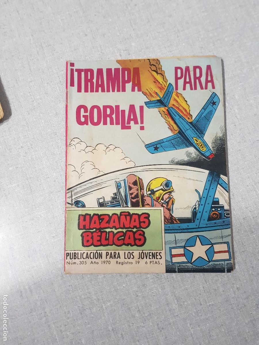 Tebeos: HAZA&Ntilde;AS BELICAS GORILA N&ordm;305