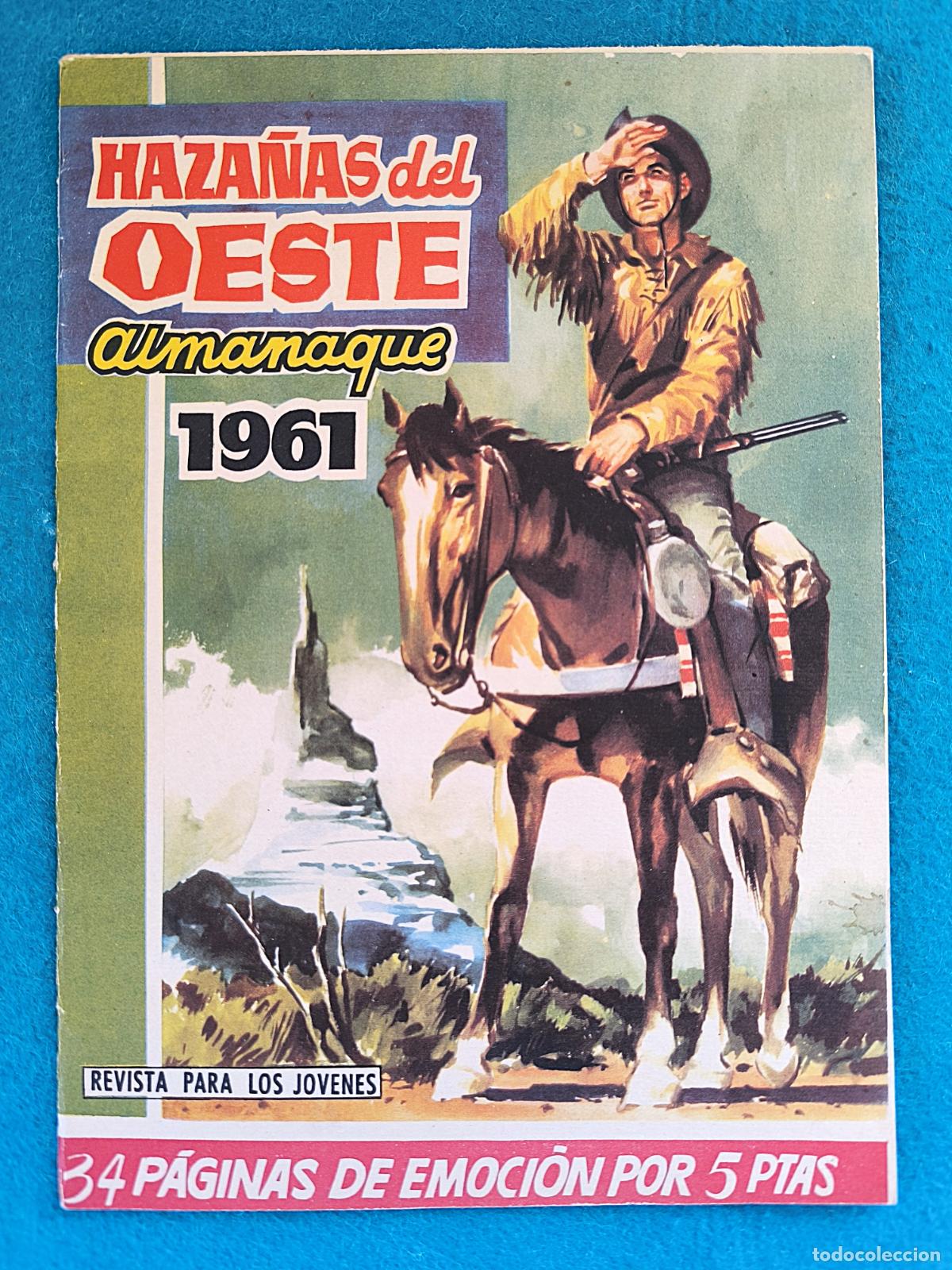 Tebeos: RW TEBEO HAZA&Ntilde;AS DEL OESTE ALMANAQUE 1961 EDICIONES TORAY TBO363