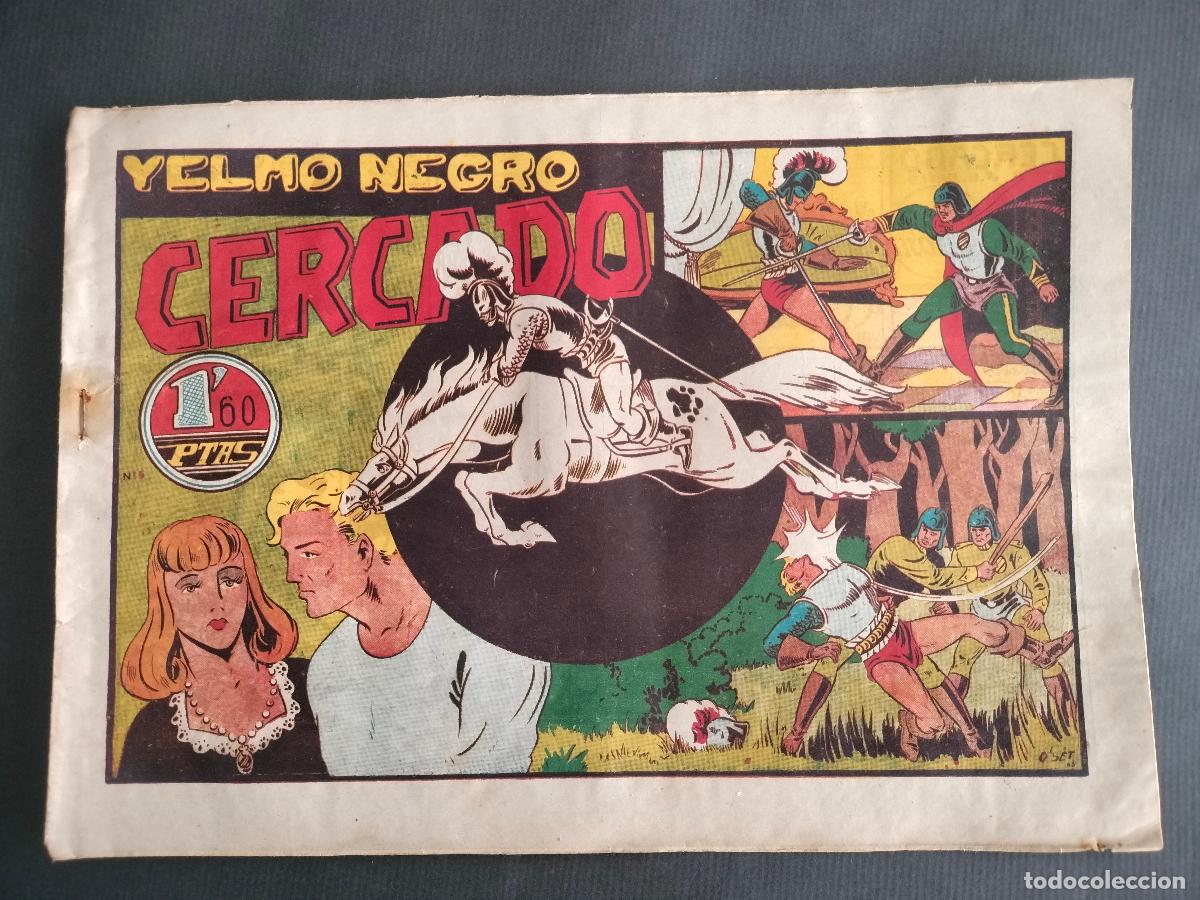 Tebeos: YELMO NEGRO N&ordm; 5 - CERCADO - ORIGINAL TORAY 1947 MUY DIFICIL!!!