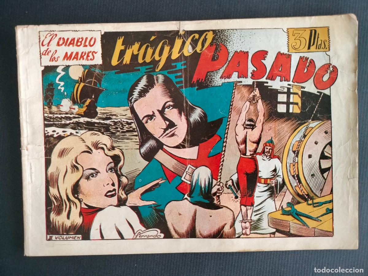 Tebeos: EL DIABLO DE LOS MARES ALBUM N&ordm; 2 - TRAGICO PASADO - ORIGINAL TORAY 1949 MUY DIFICIL!!!