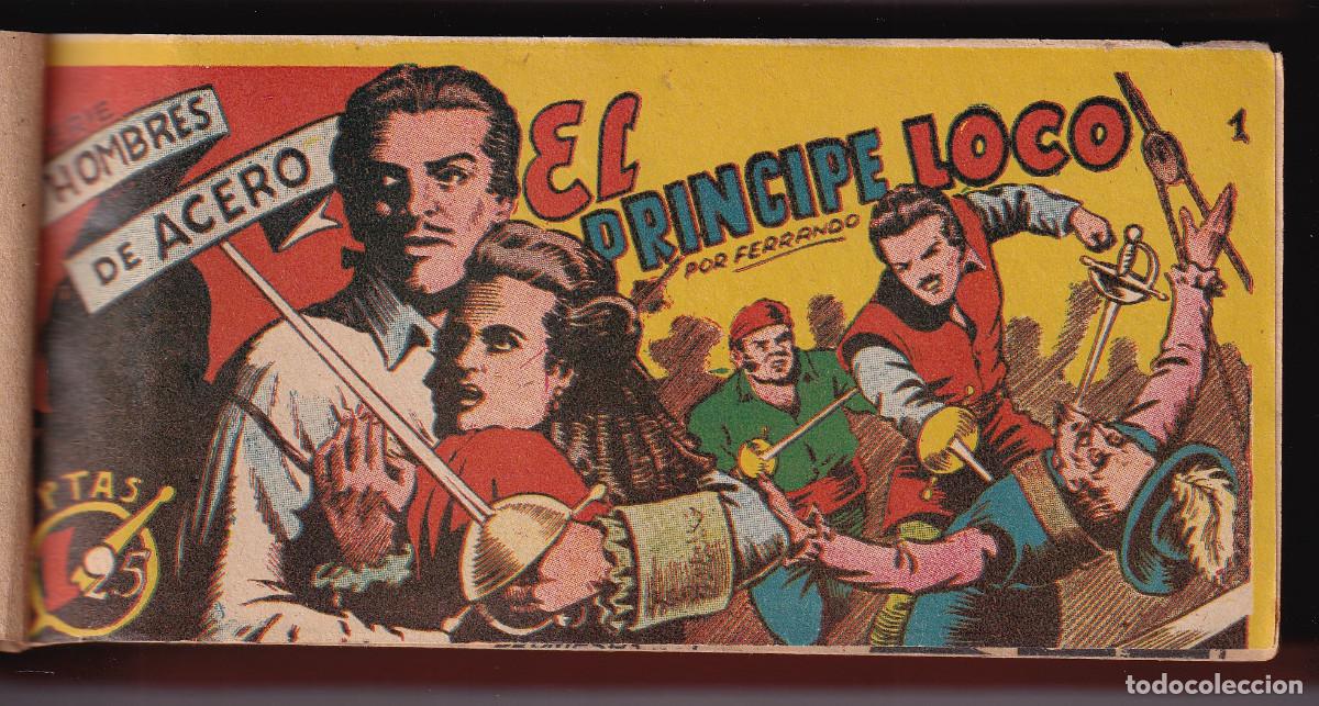 Tebeos: HOMBRES DE ACERO. COLECCI&Oacute;N COMPLETA CON SUS CUBIERTAS ORIGINALES. TORAY. 18 N&Uacute;MEROS