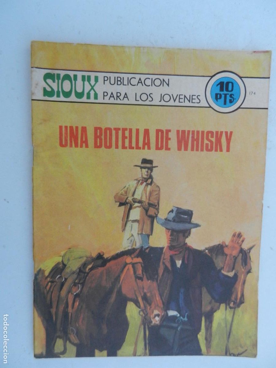 Tebeos: UNA BOTELLA DE WHISKY - SIOUX - N&ordm; 174 - EDICIONES TORAY 1970. - Foto 1