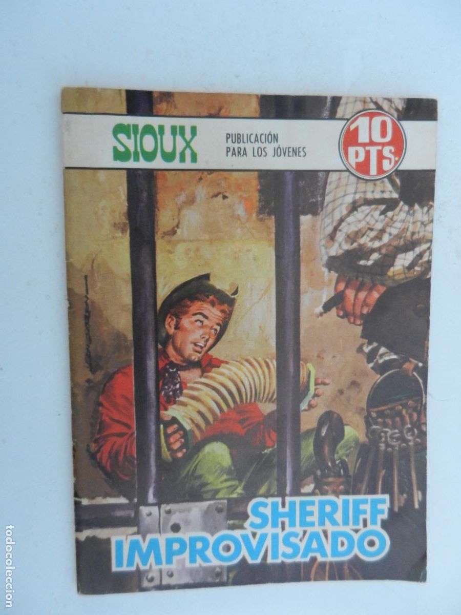 Tebeos: SHERIFF IMPROVISADO - SIOUX - N&ordm; 137 - EDICIONES TORAY 1969.