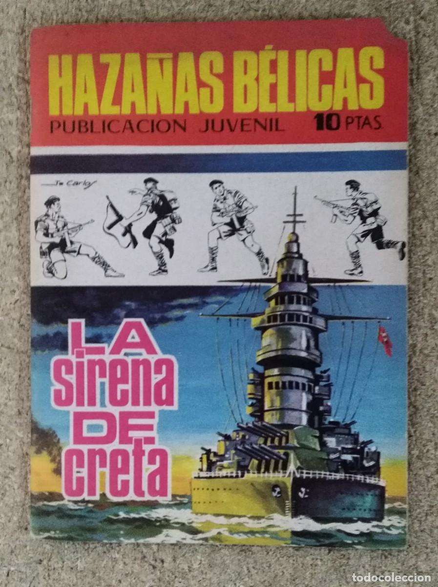 Tebeos: Haza&ntilde;as Belicas 218.La Sirena de Creta.Ediciones Toray