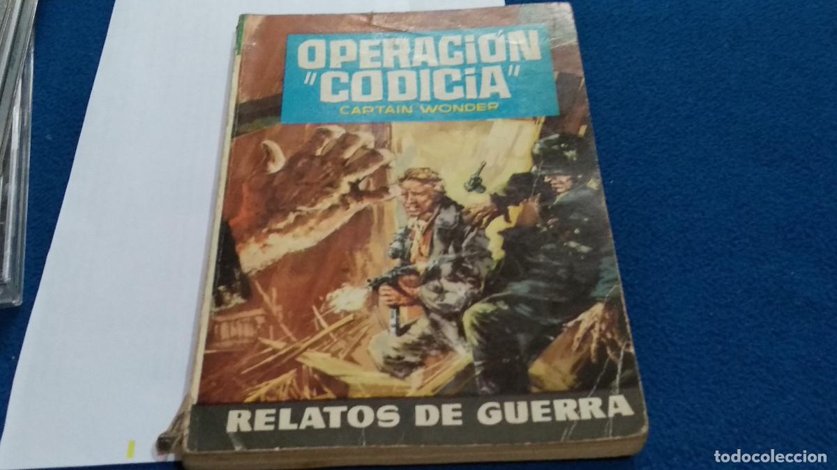 Tebeos: OPERACION CODICIA CAPTAIN WONDER BOLSILIBROS RELATOS DE GUERRA N&ordm; 221 EDICIONES TORAY 1963