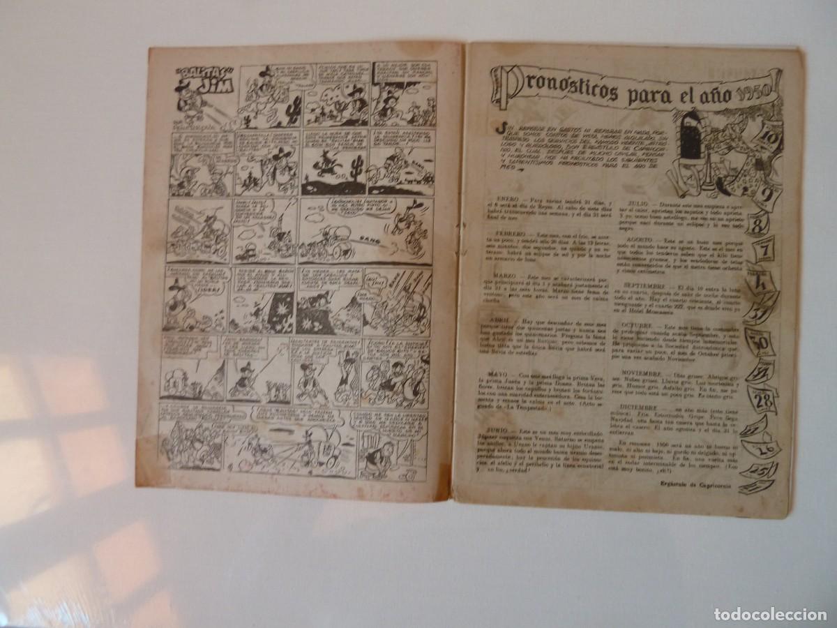 Tebeos: ALMANAQUE CHISPA 1950 , ED. TORAY, ORIGINAL, IRANZO - Foto 2