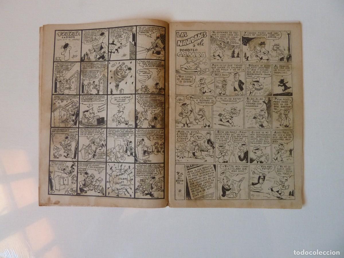 Tebeos: ALMANAQUE CHISPA 1950 , ED. TORAY, ORIGINAL, IRANZO - Foto 4