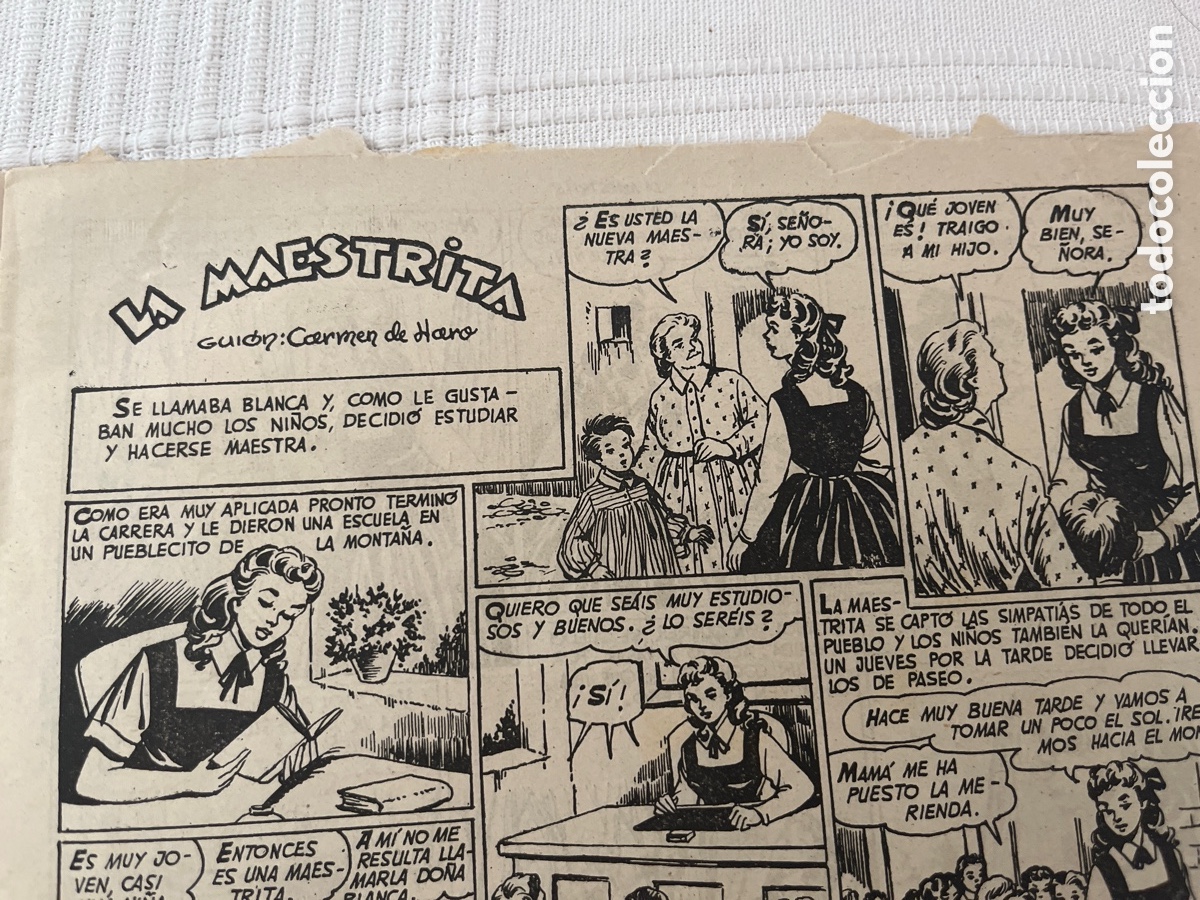 Tebeos: Cuento La Maestrita. Colecci&oacute;n Azucena - Foto 3