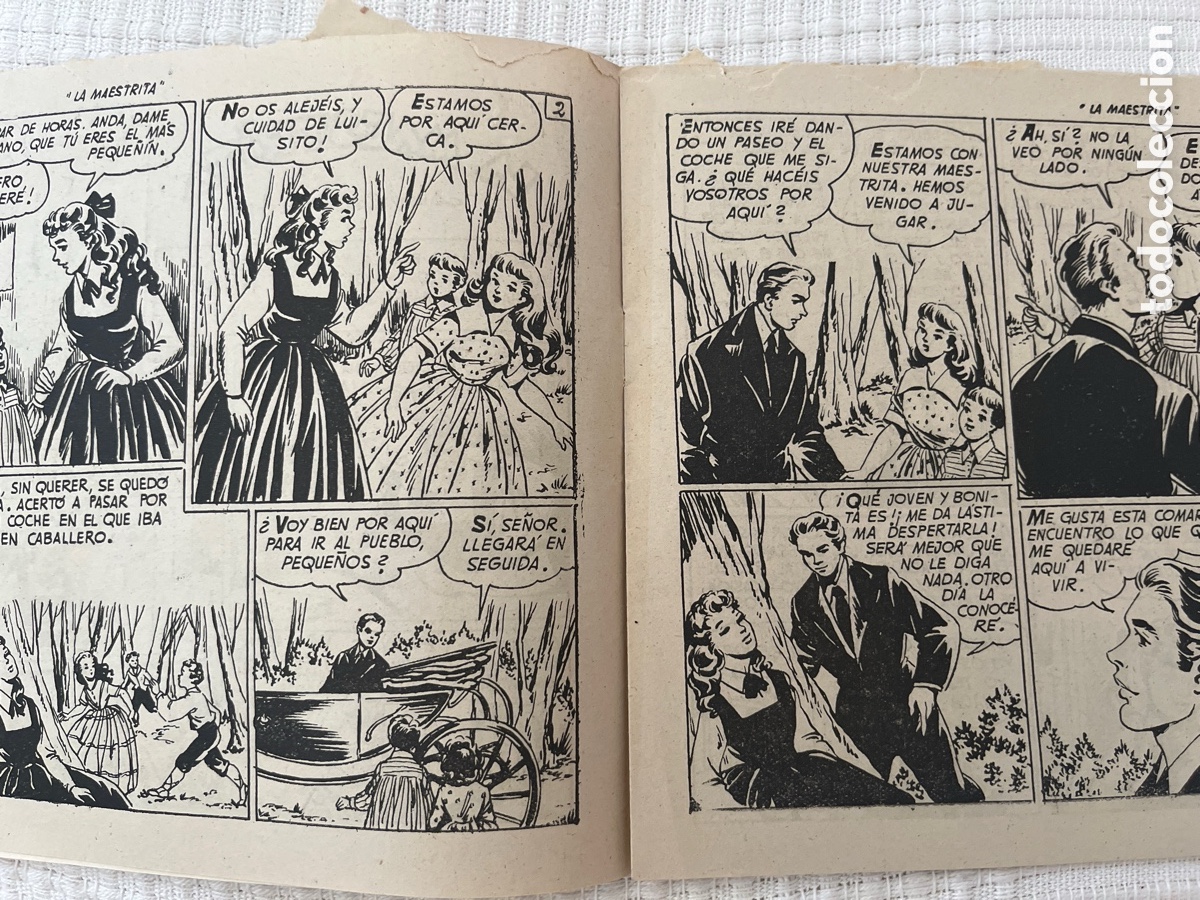 Tebeos: Cuento La Maestrita. Colecci&oacute;n Azucena - Foto 4