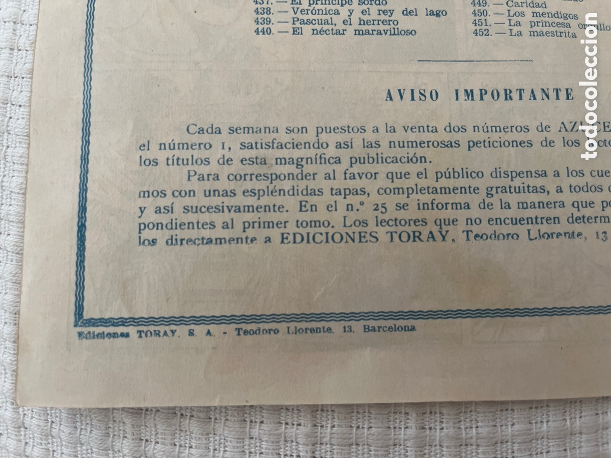 Tebeos: Cuento La Maestrita. Colecci&oacute;n Azucena - Foto 9