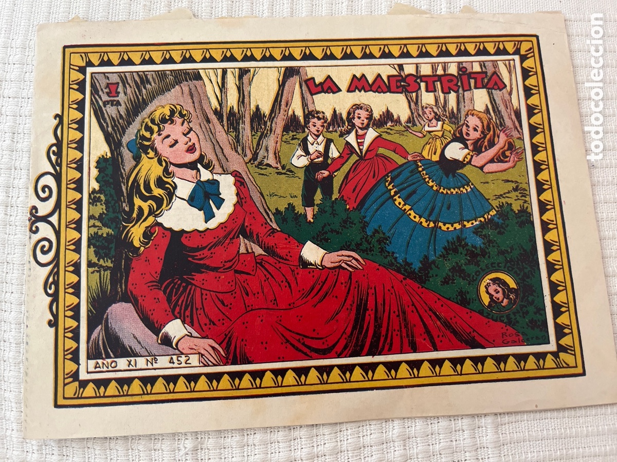Tebeos: Cuento La Maestrita. Colecci&oacute;n Azucena