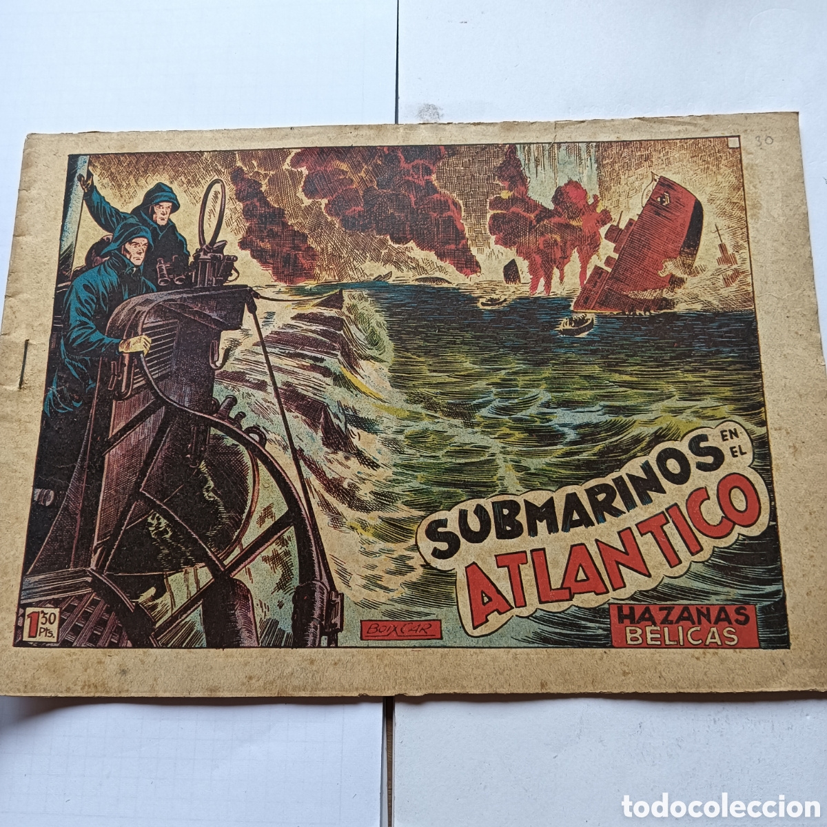 Tebeos: HAZA&Ntilde;AS BELICAS NUM 30 2SERIE ORIGINAL 1950 RDI.TORAY