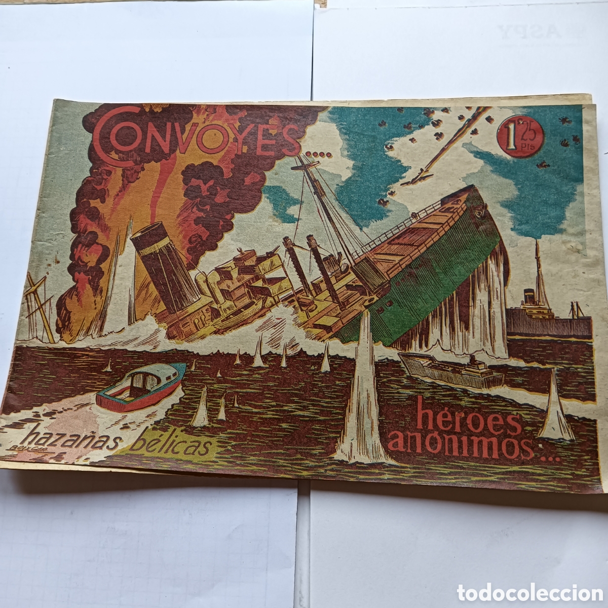 Tebeos: HAZA&Ntilde;AS BELICAS NUM 4 1EDICION ORIGINAL 1948 EDI.TORAY