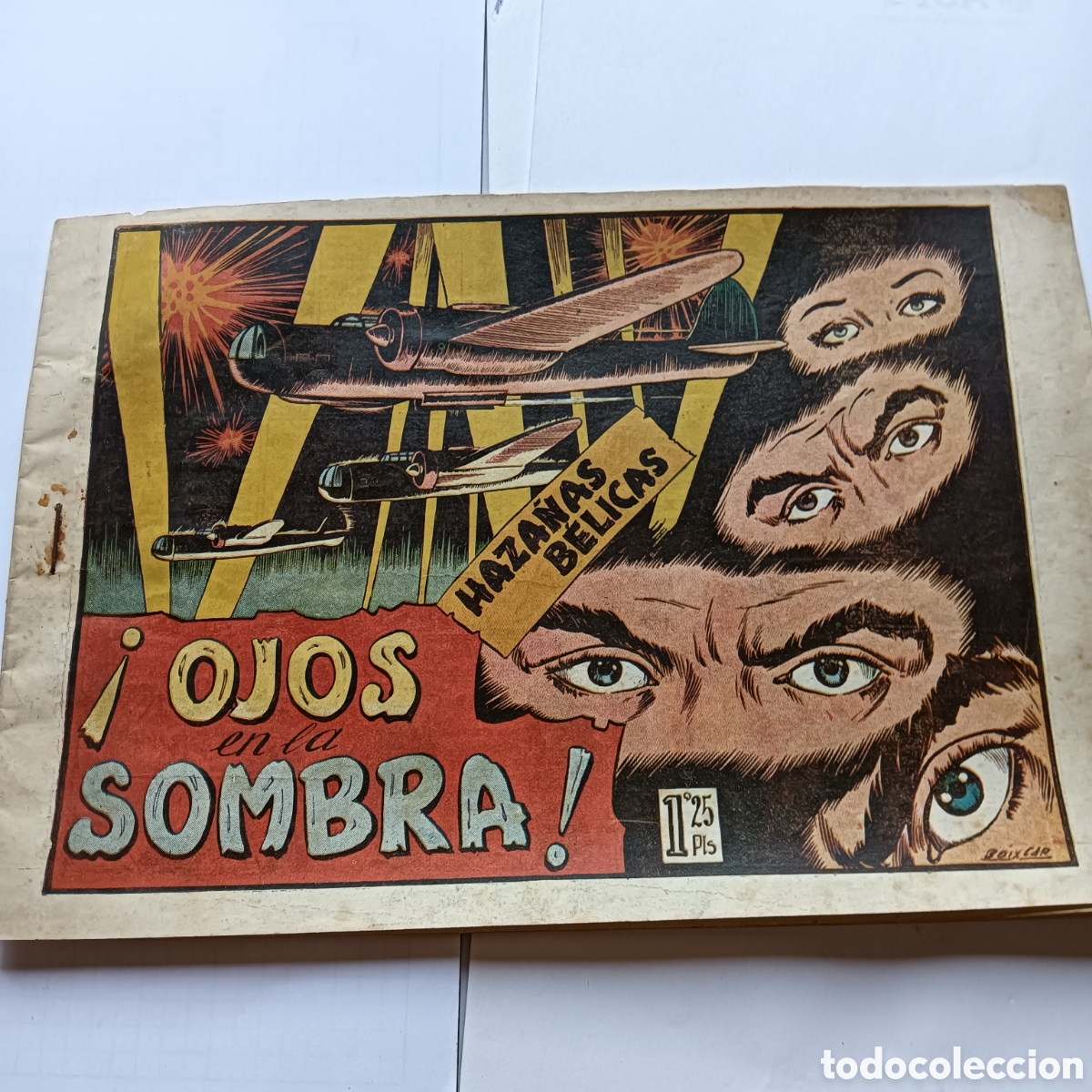 Tebeos: HAZA&Ntilde;AS BELICAS NUM 25. 1EDICION ORIGINAL 1948 EDI.TORAY