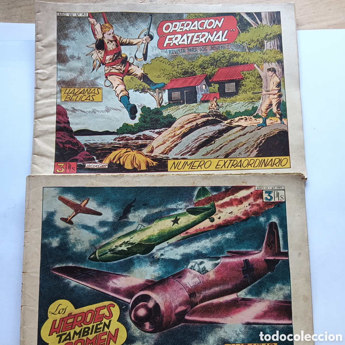 Tebeos: HAZA&Ntilde;AS BELICAS NUM 193-197 EXTRAORDINARIO 2SERIE ORIGINAL EDI.TORAY