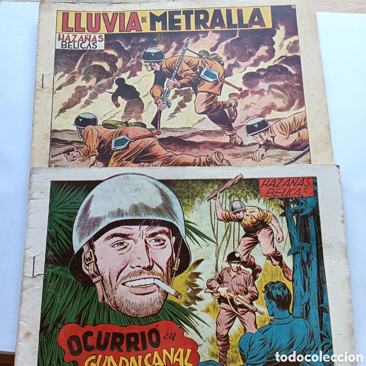 Tebeos: HAZA&Ntilde;AS BELICAS NUM 33-39 ORIGINALES 2SERIE 1950 EDI.TORAY