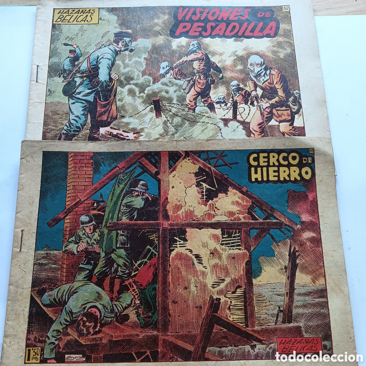 Tebeos: HAZA&Ntilde;AS BELICAS NUM 49-52 ORIGINALES 2SERIE EDI.TORAY