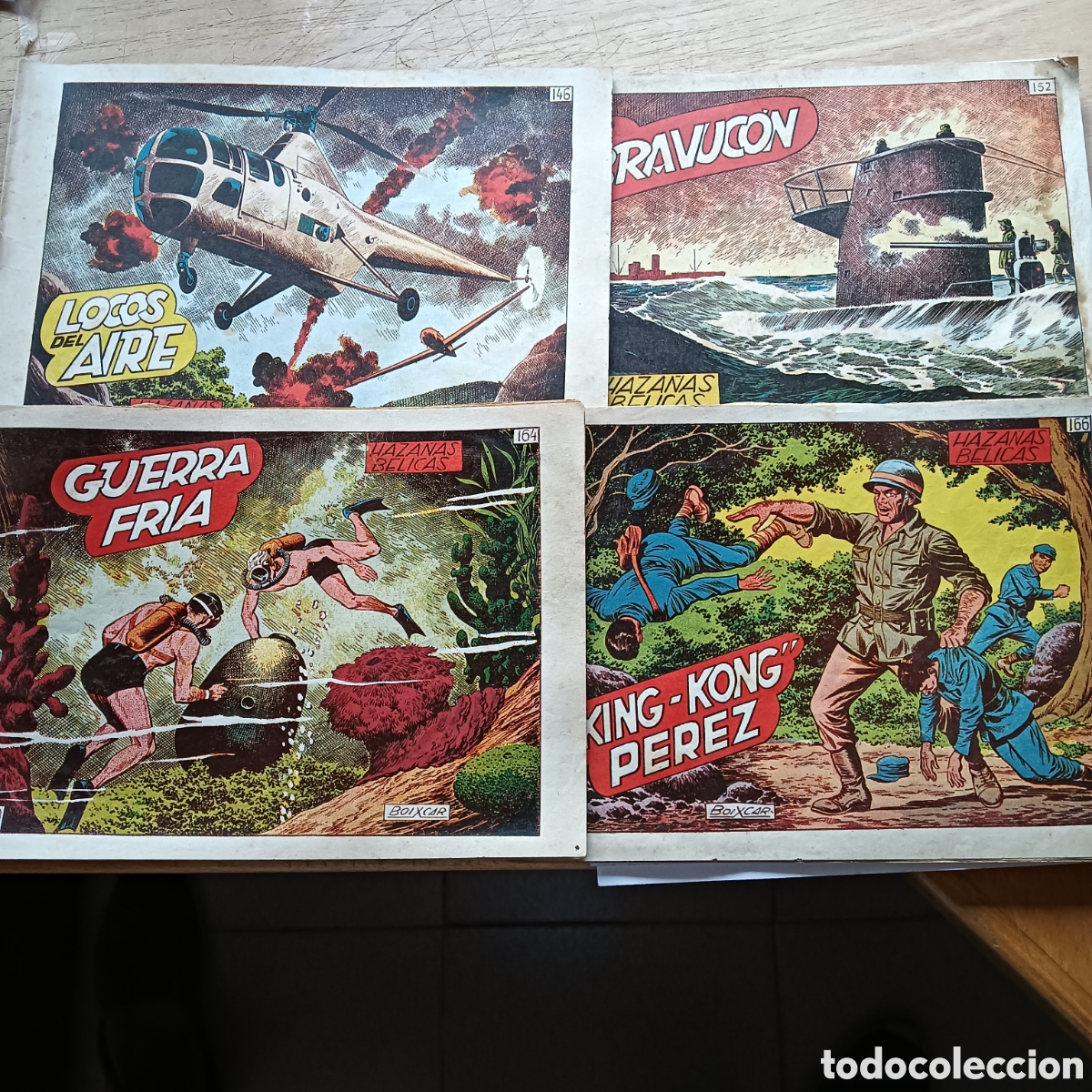 Tebeos: HAZA&Ntilde;AS BELICAS NUM 146-152-164-166 2SERIE ORIGINAL TORAY