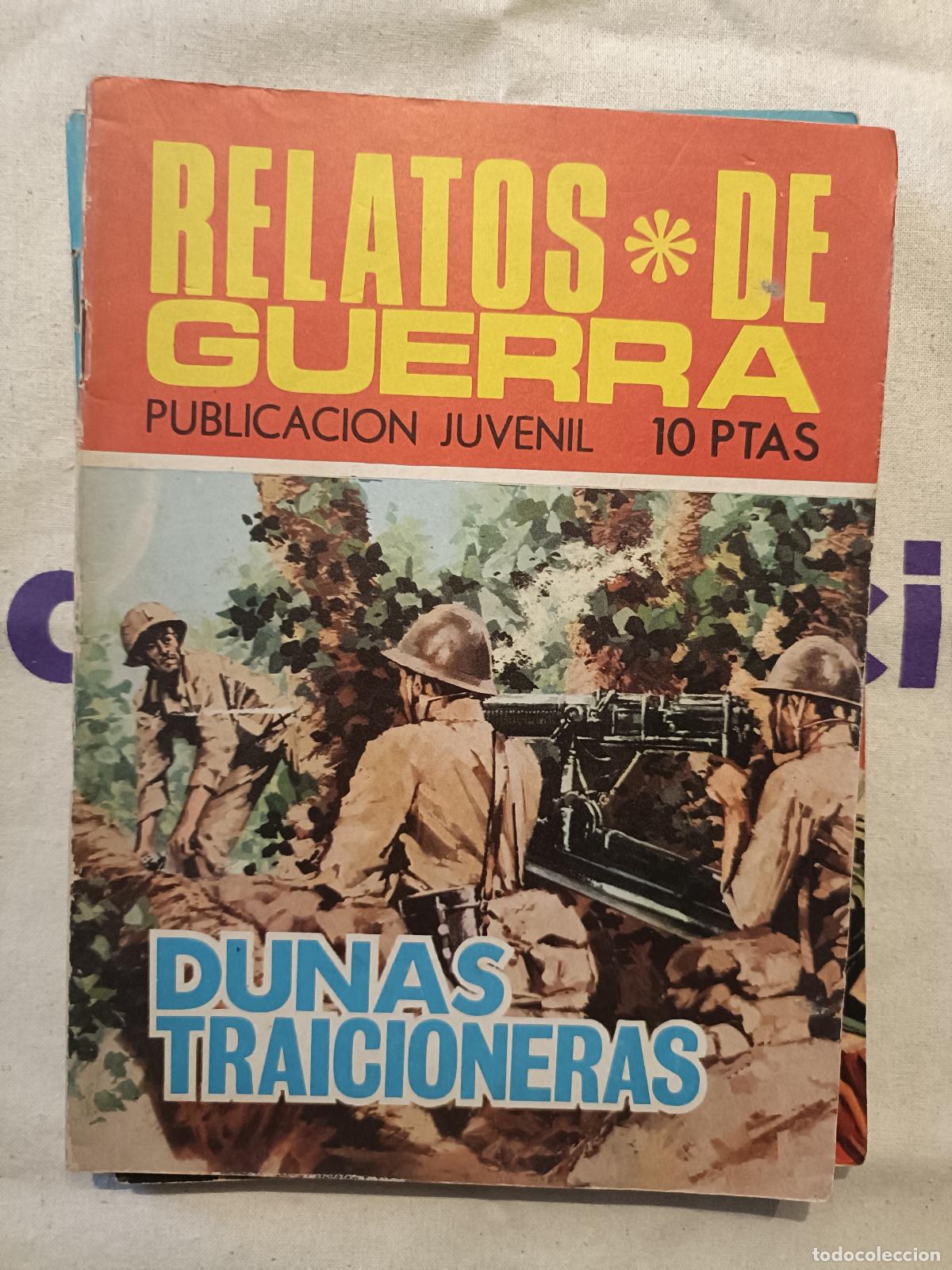 Tebeos: Relatos de Guerra - Dunas Traicioneras, n&ordm; 192 - Ed. Toray 1970