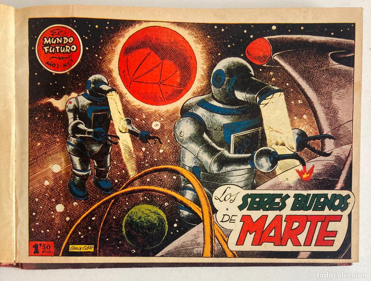 Giornalini: MUNDO FUTURO, TORAY 1955, ORIGINAL - LOS 31 PRIMEROS MAS ALMANAQUE DE 1956, ENCUADERNADOS EN UN TOMO