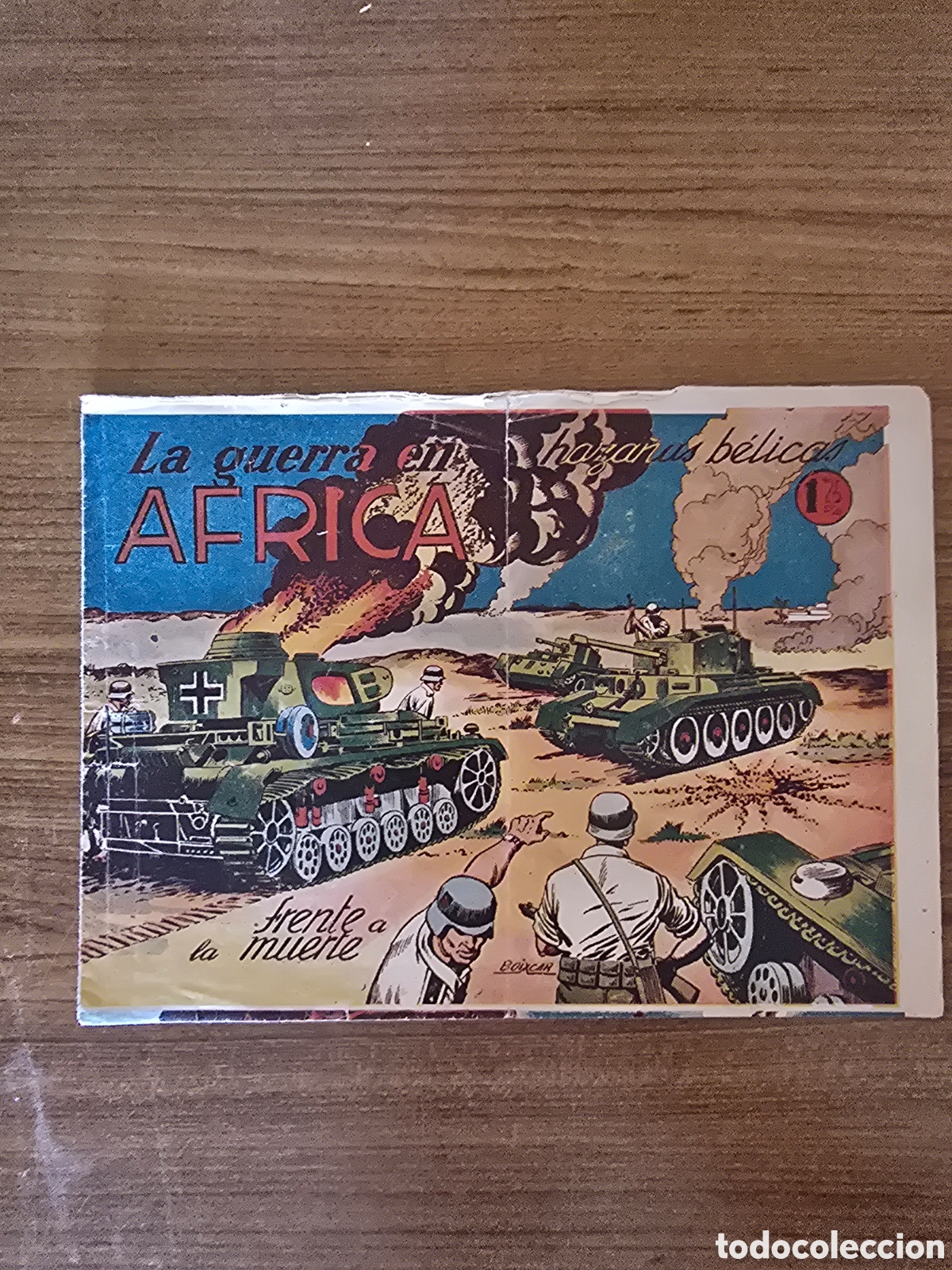 Tebeos: HAZA&Ntilde;AS BELICAS,NUMERO 4,LA GUERRA EN AFRICA FRENTE A LA MUERTE,(EDICIONES TORAY)