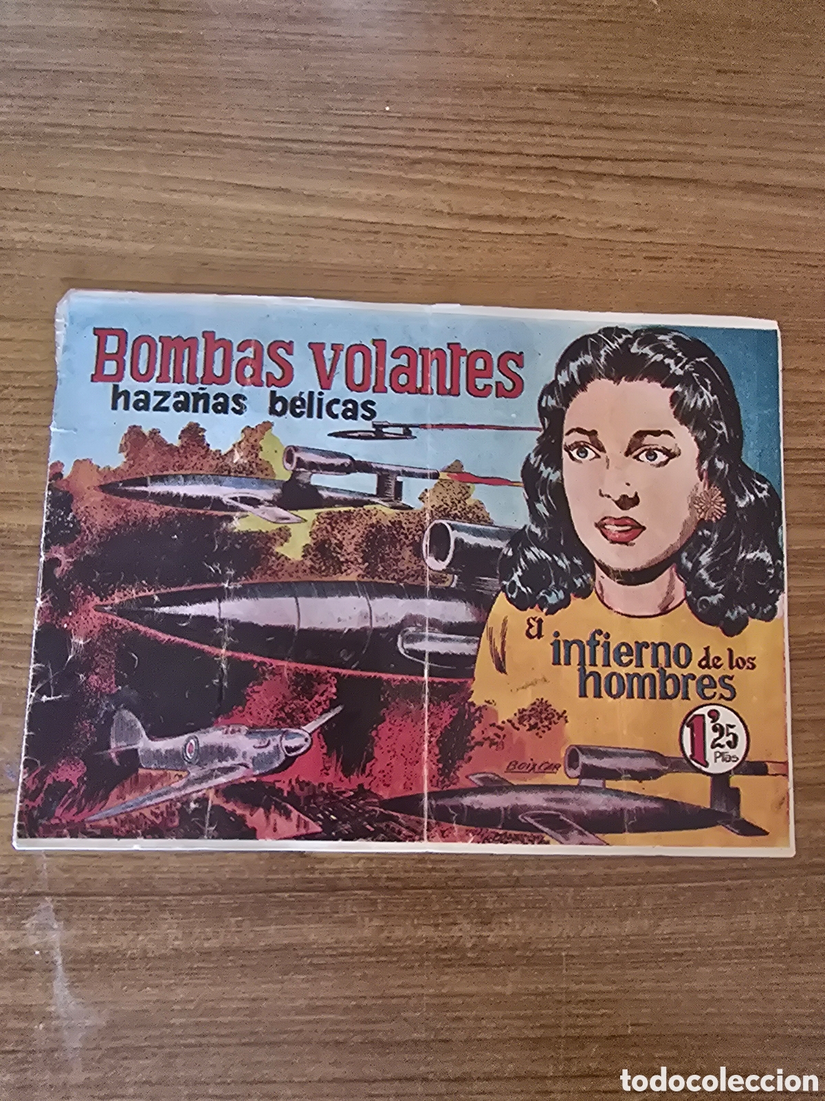 Tebeos: HAZA&Ntilde;AS BELICAS,NUMERO 8,BOMBAS VOLANTES,(EDICIONES TORAY)