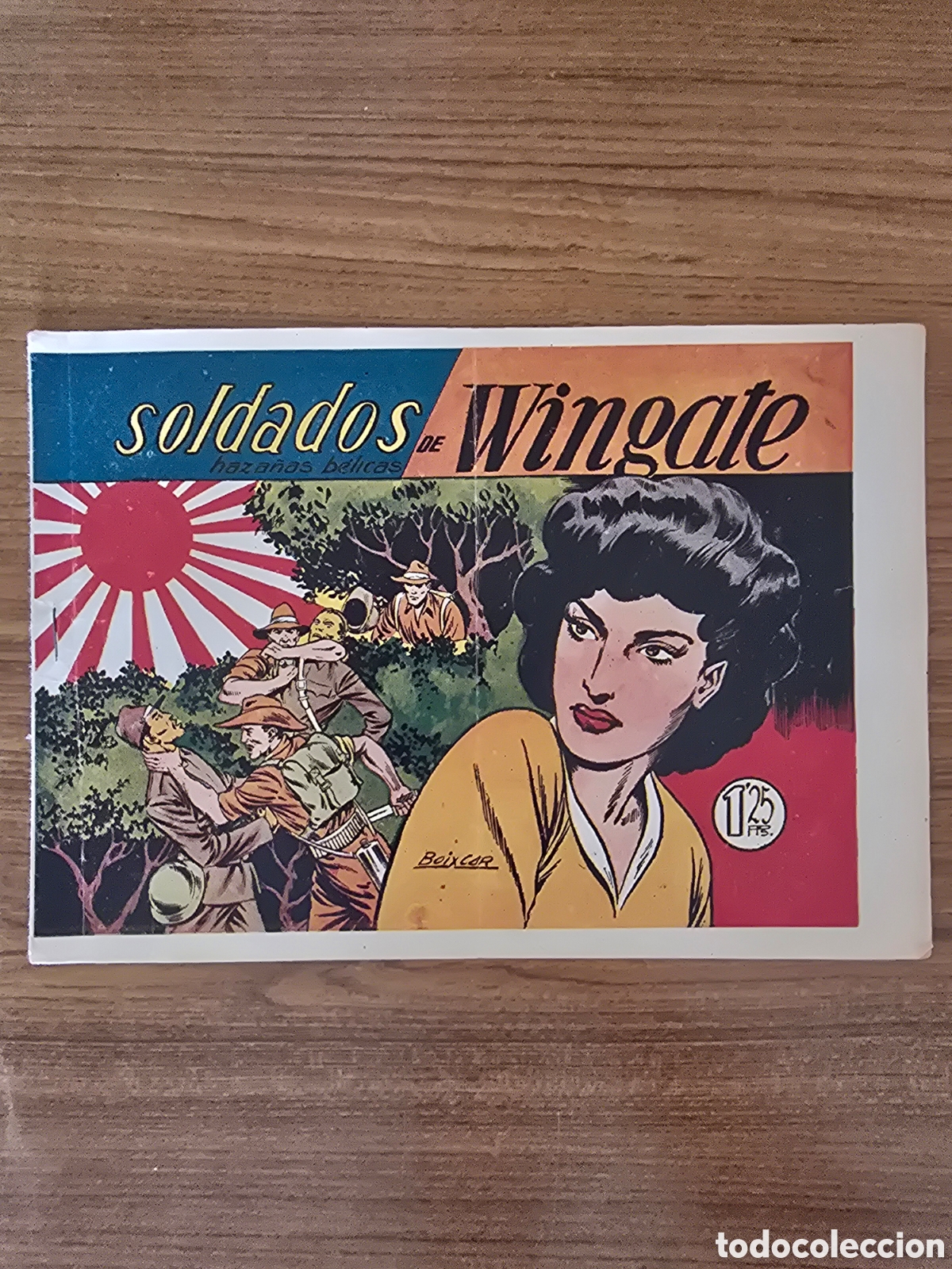 Tebeos: HAZA&Ntilde;AS BELICAS,SOLDADOS DE WINGATE,NUMERO 10,(EDICIONES TORAY)